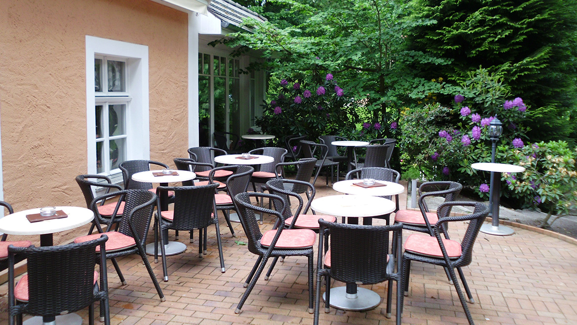 Außenbereich Café Azalee